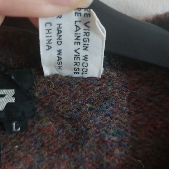 Vintage wool  sweater size L - Picture 4 of 6